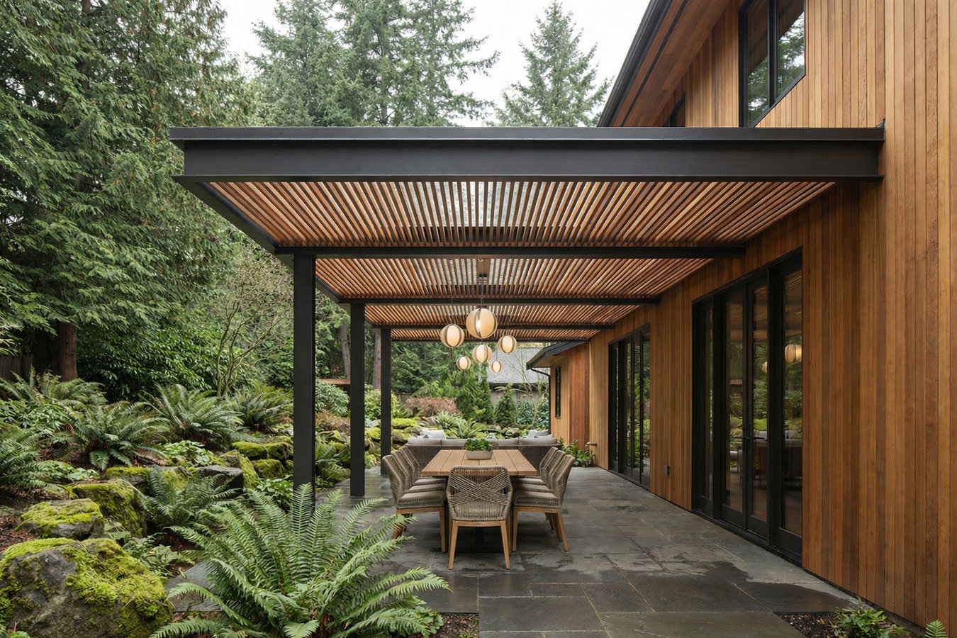 Patio cover installation